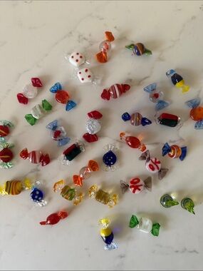 Vintage Murano Mini Candy Decor 34 Pieces